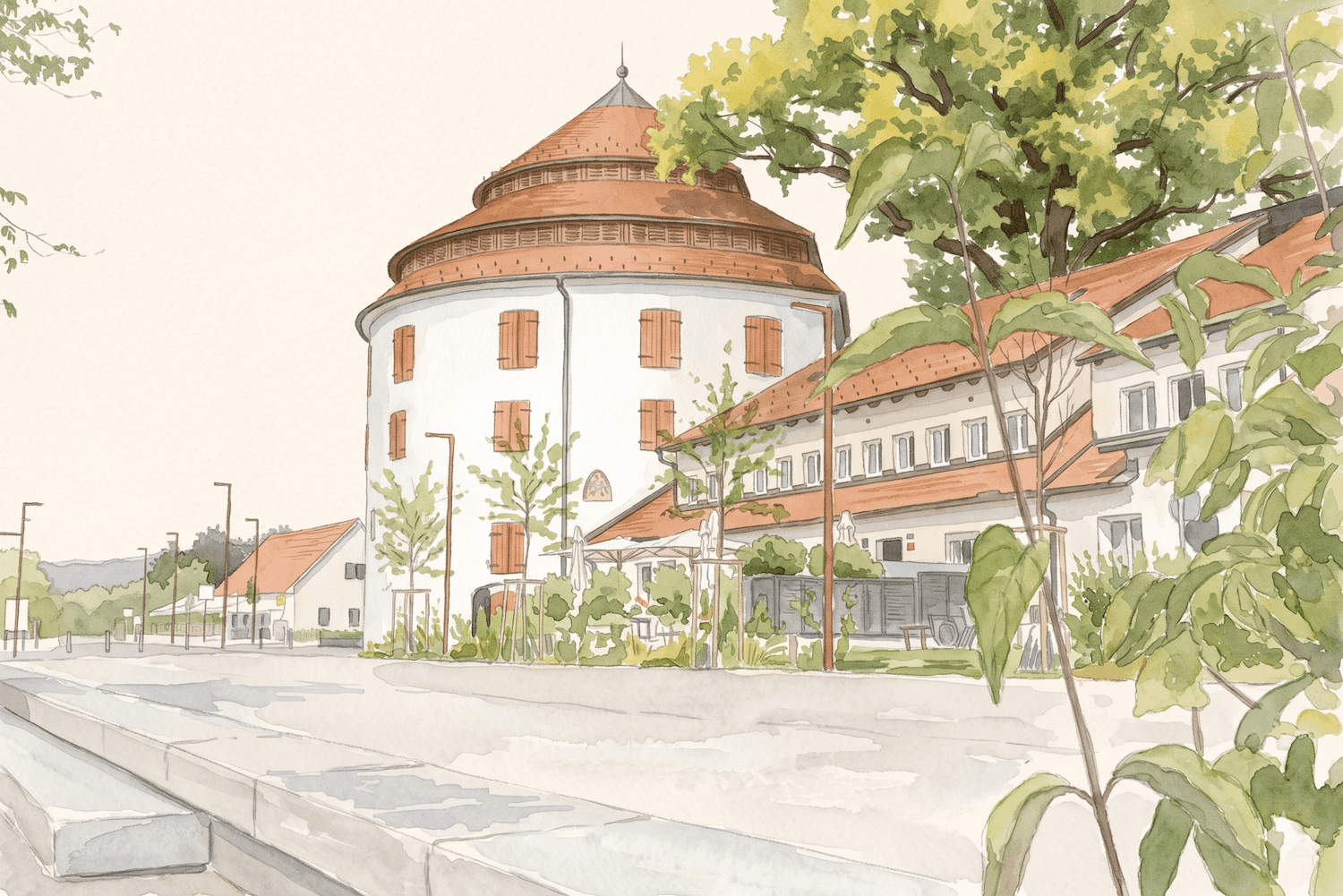 Minoritski samostan, Maribor — risba